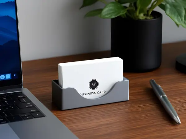 Simple & Stylish Business Card Holder, Card Stand