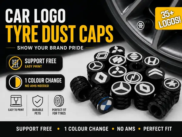 Car Logo Tyre Valve Caps Collection | 35+ Brands!