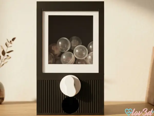 Interactive Capsule Vending Machine & Photo Frame