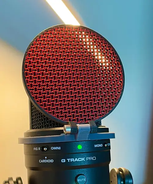 Printable Pop Filter for Your Microphone