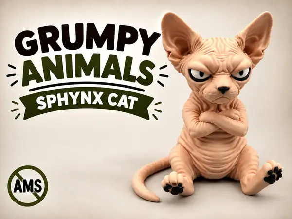 Grumpy Sphynx-Cat