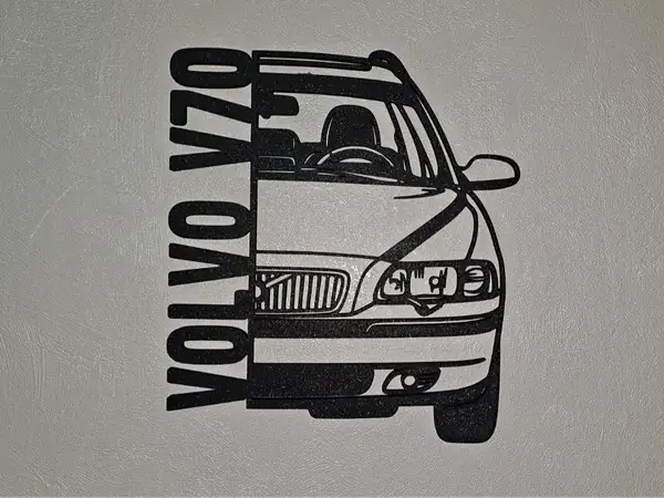 VOLVO V70 – Silhouette Wall Art