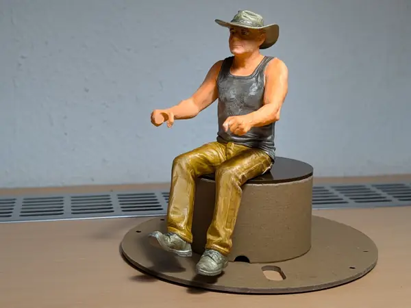 MOG Cowboy Driver - Custom Figure for Unimog U5023