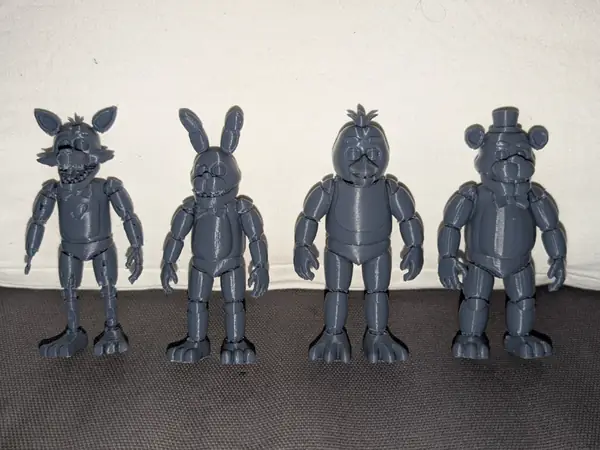 Five nights at Freddys style characters