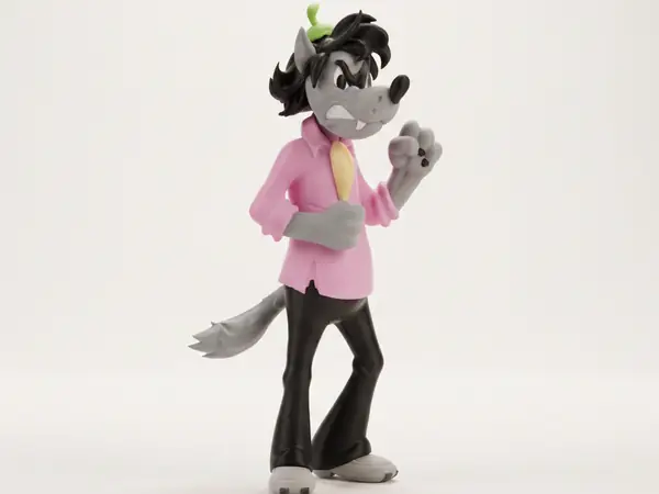 Nu Pogodi Wolf Figurine – Wilk i Zając Cartoon