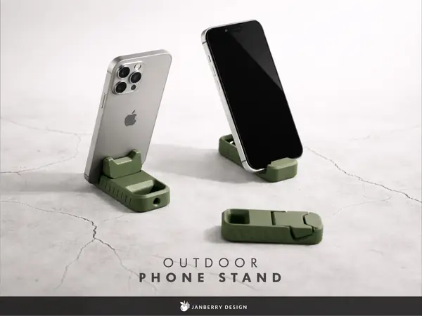 Outdoor Phone Stand - Compact and Durable