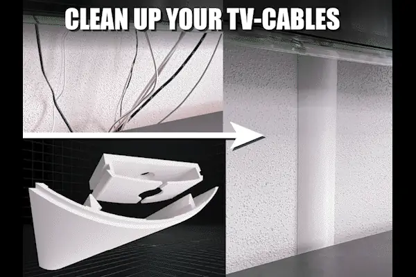 Cable Duct Cover TV-Cables Channel Raceway