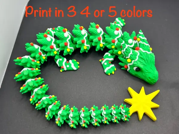 Spruce the Christmas Tree Dragon