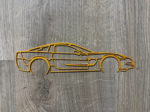 Chevrolet Corvette Coupe (C5) Silhouette