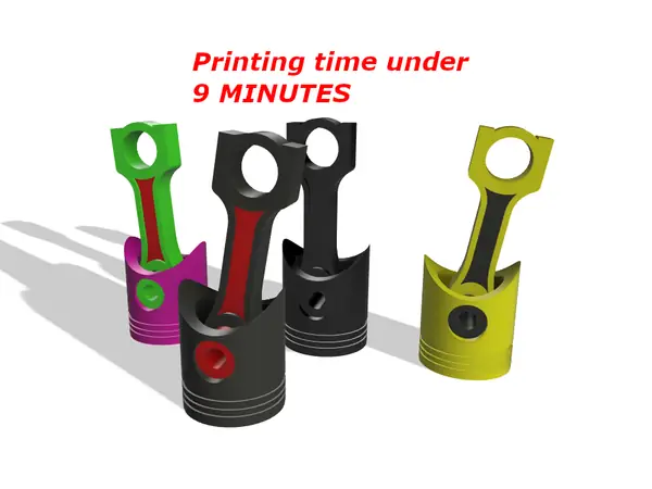 Piston Keychain