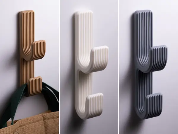 Double Wall Hook | Coat Hanger | Towel Rack