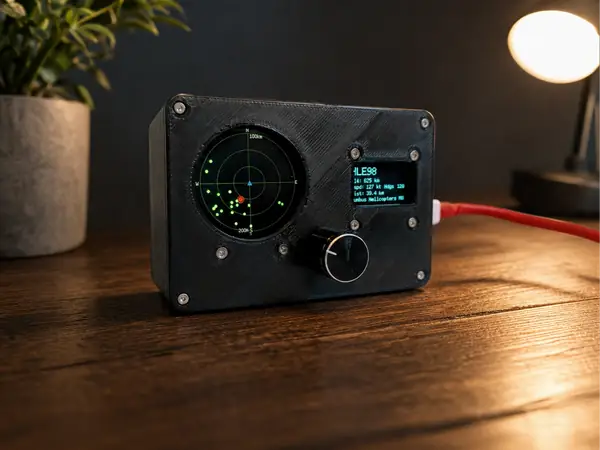 Desk Plane Radar - ESP32 with 2 Screens!