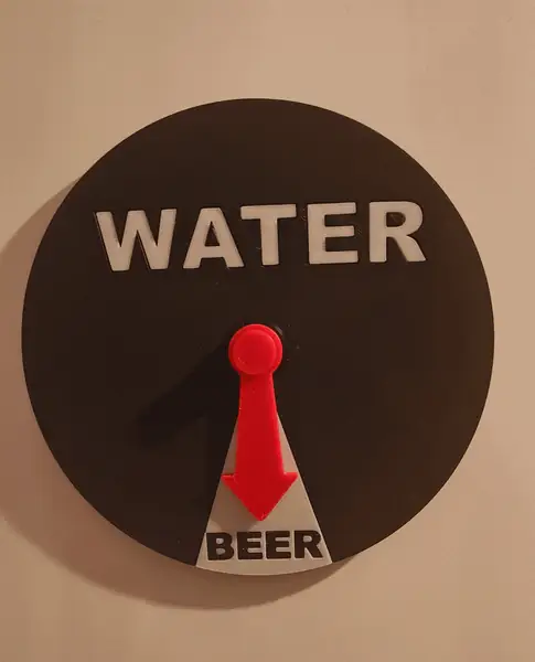 Funny Beer Meter –  Wall/Fridge Sign