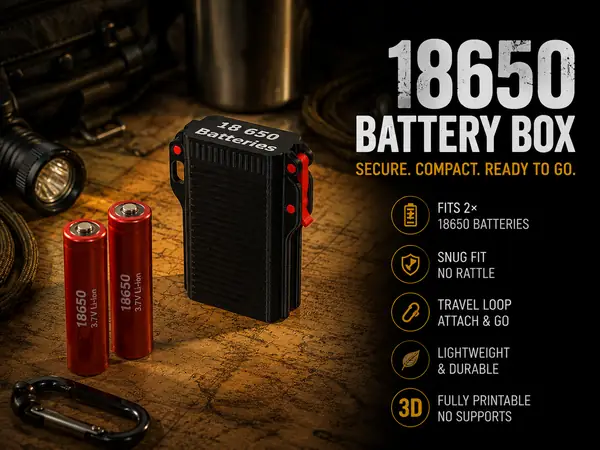 18 650 Battery box