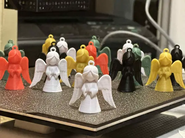Mini Angel Figurine for Christmas Tree 40min print