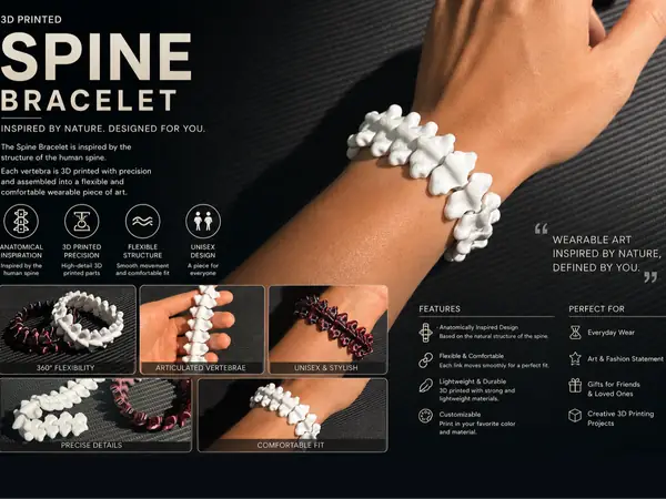 Human Spine Bracelet