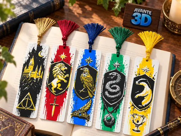 Marcadores Mágicos — Fan Art inspirada em Hogwarts