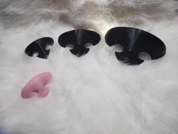 FURSUIT nariz diferentes tamaños 