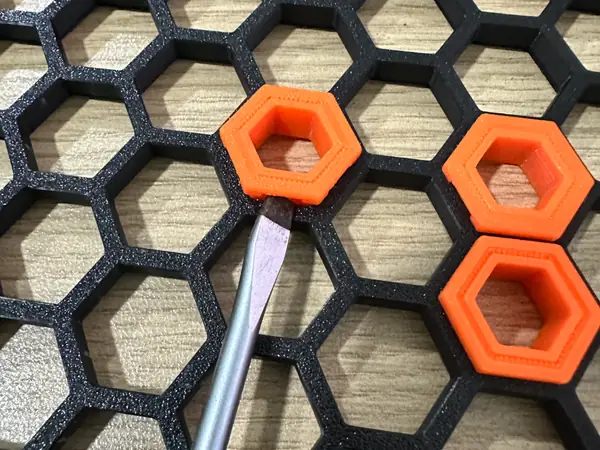 Easy to Remove Inserts  HSW Honeycomb Storage Wall