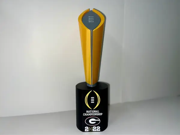 2022 Georgia National Championship Trophy