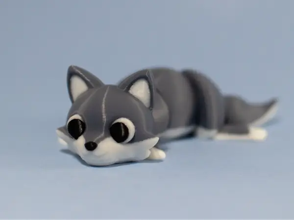 Articulated Wolf - Print in Place