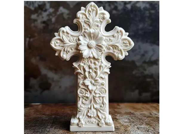 Flowered cross