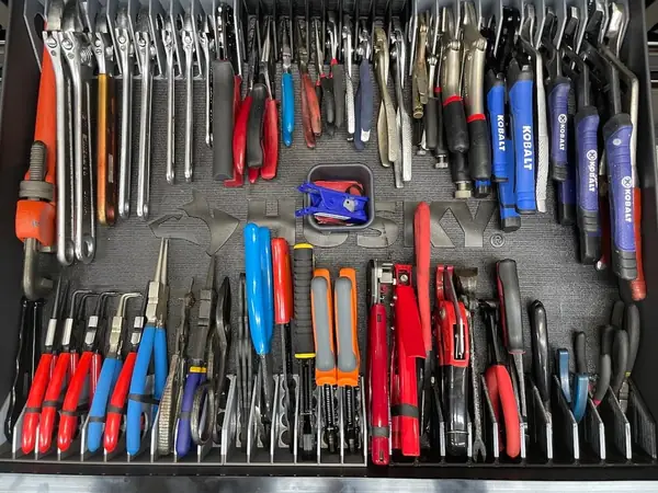 Drawer Divider for Pliers, Cutters, Wrenches
