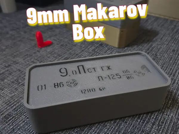 Soviet Ammobox for 9mm Makarov cartridges