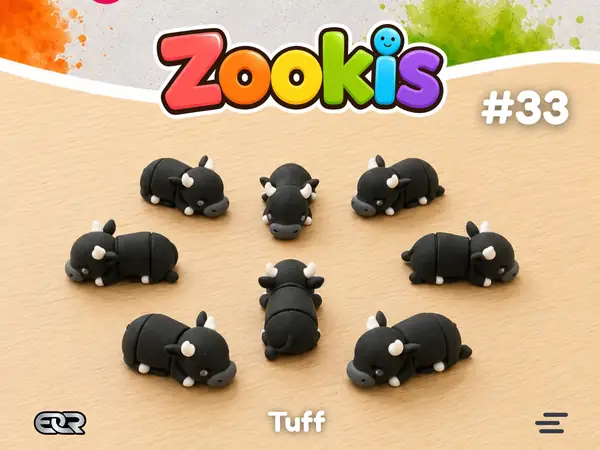 Zookis - Tuff (black bull) #33
