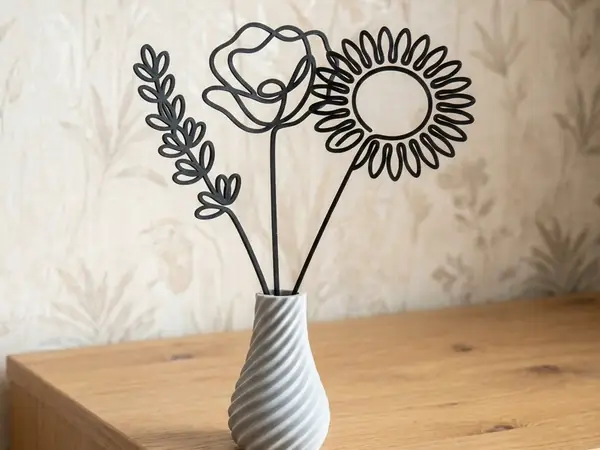 Minimalist Flowers - Vase Accesories / Decor