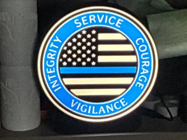 Thin Blue Line Lightbox