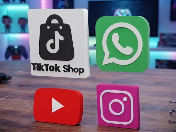 Social Media Logo Board
