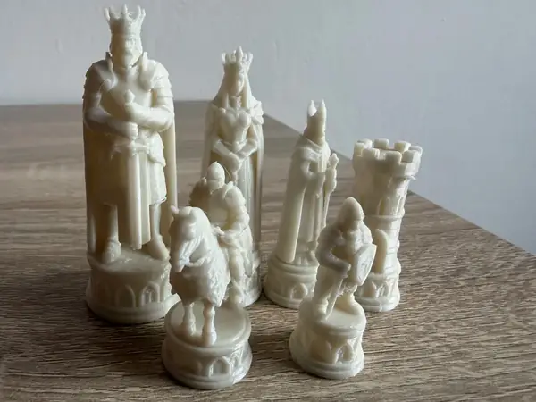 Medieval chess set