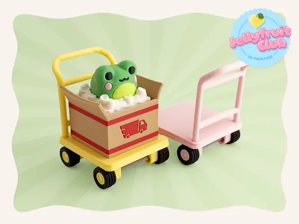 Frog Parcel Clicker with Trolley