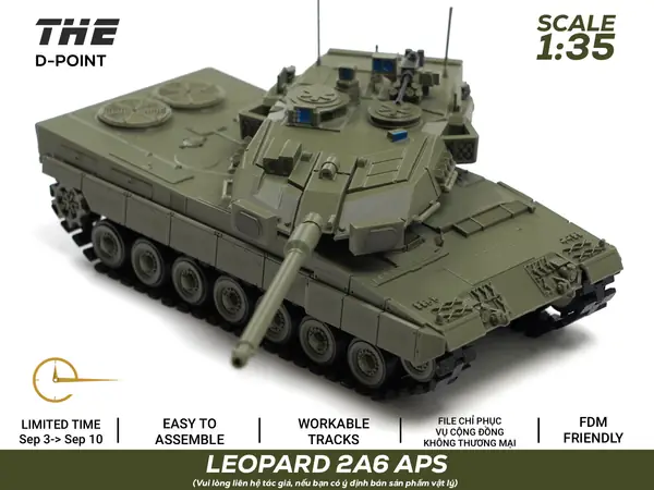 Leopard 2A6 APS | 1:35 Scale | Limited Time