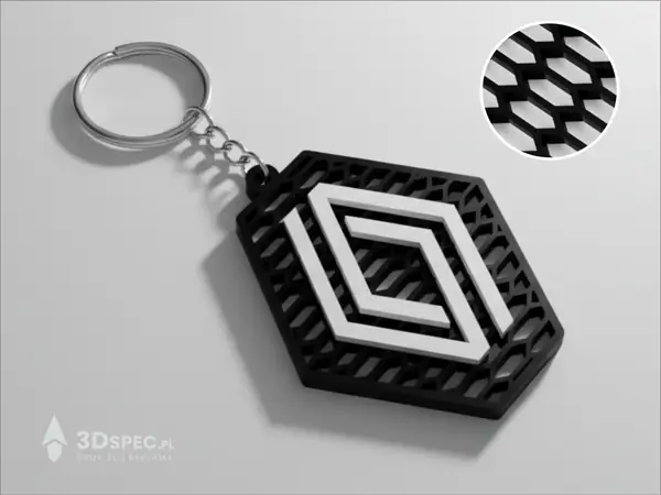 Renault logo keychain