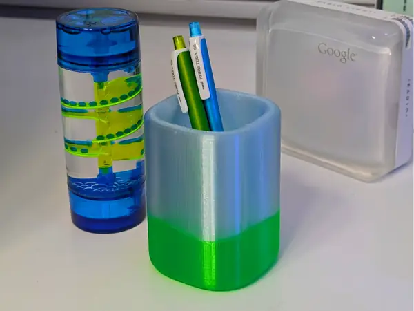 Frutiger Aero Bliss Inspired Pencil Holder Cup