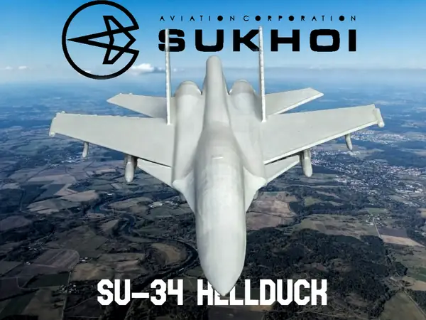 Sukhoi Su-34 Hellduck 1:144 Scale Model