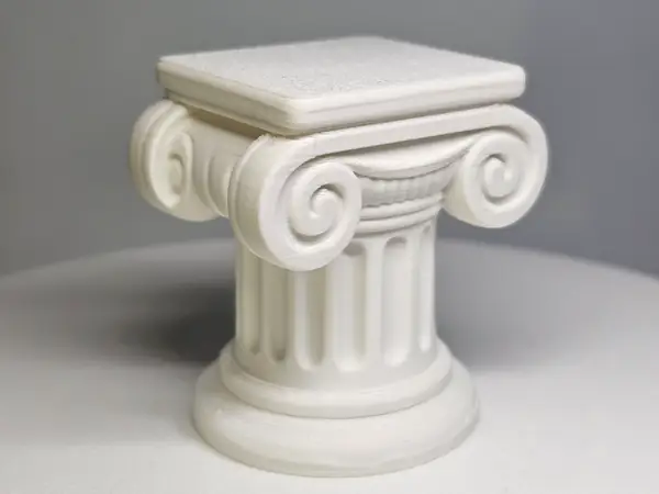 Mini columna clásica jónica – Soporte decorativo