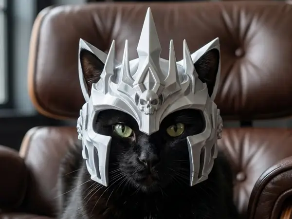 The best Lich King cat helmet ever!