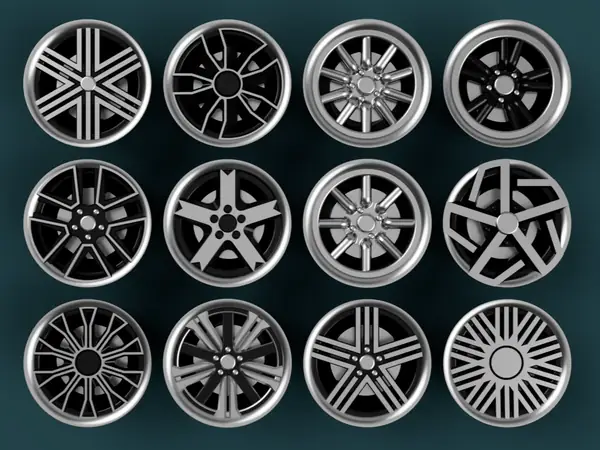 Tooned car - Wheel collection (24 RIMs)