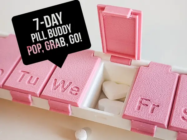 Pop Grab Go! Weekly pill organizer