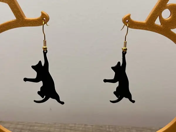 Earrings Cat