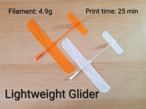 Lightweight Plane Glider - Flies Really Well!