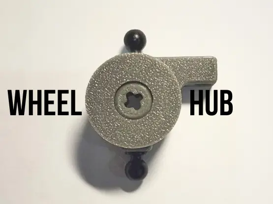 Brick wheel hub with bearings