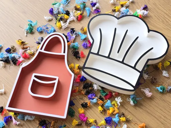 Kitchen Apron Chef Baker Sensory Tray Pack