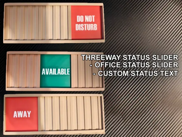 Threeway Status Slider (Customizable Text)