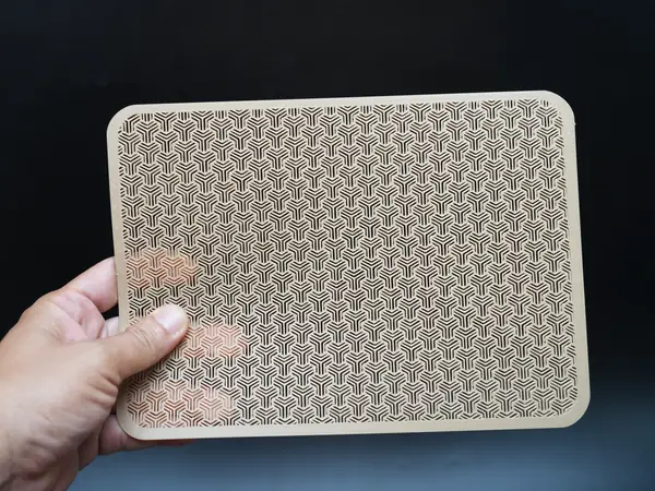 TriLine Pattern Panel | Modern Geometric Mesh