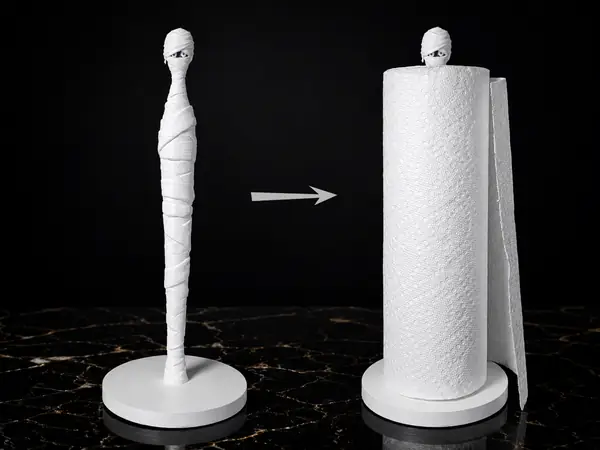 Mummy Paper Towel Holder - Spooooooky