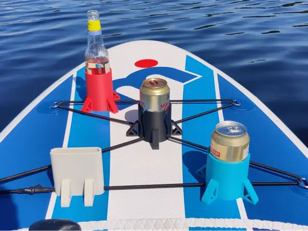 Drink + phone holder with extra stability for SUP